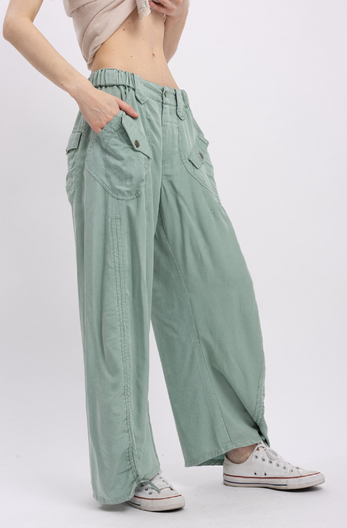 Easy Street Tencel Cargo Pants