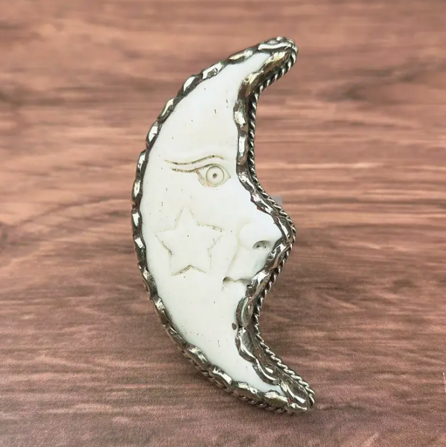 Moon Bone Ring