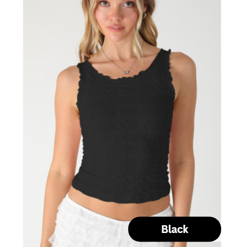 Lettuce Edge Tank Top