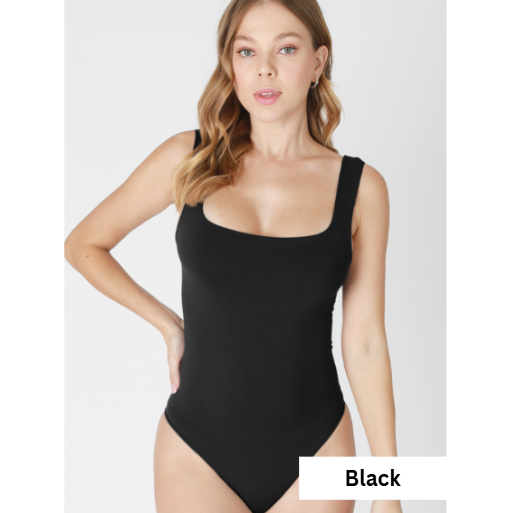 Seamless Square Neck Bodysuits
