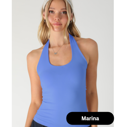 Clean Line Halter Top