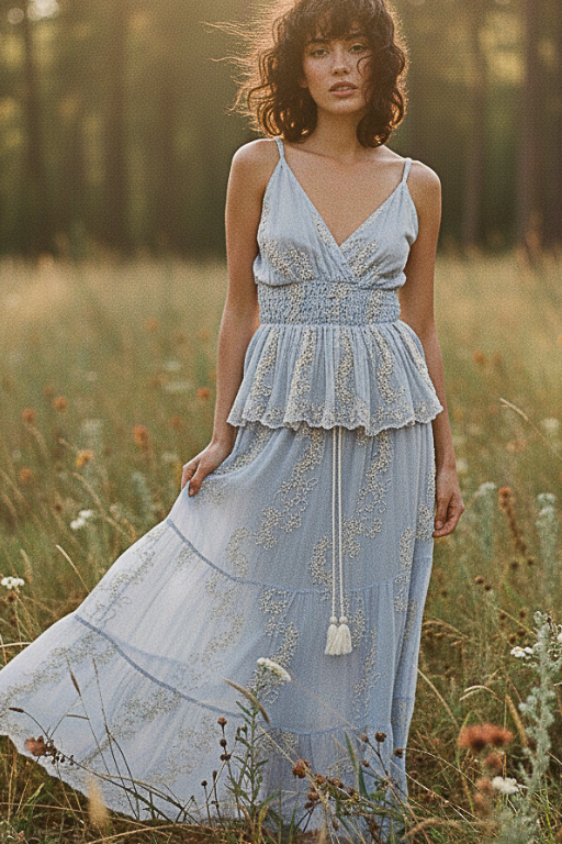 Enchanted Vines Maxi Skirt