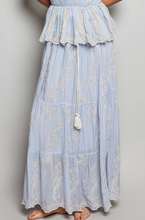 Enchanted Vines Maxi Skirt