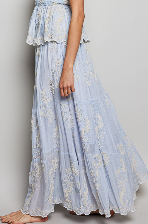 Enchanted Vines Maxi Skirt