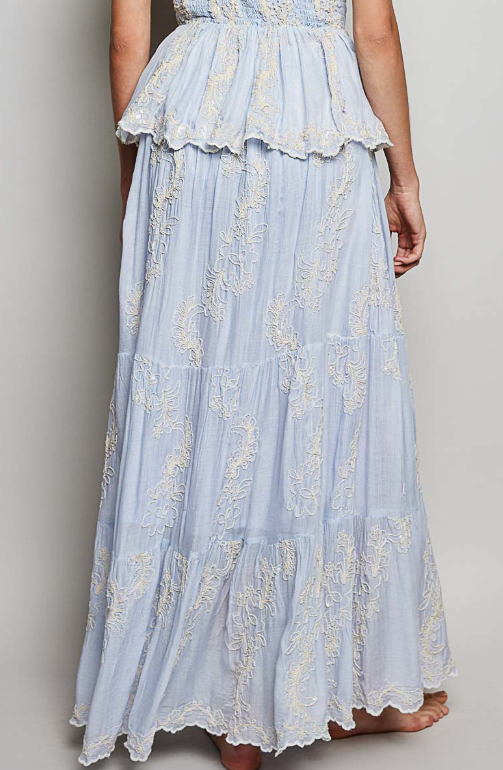 Enchanted Vines Maxi Skirt