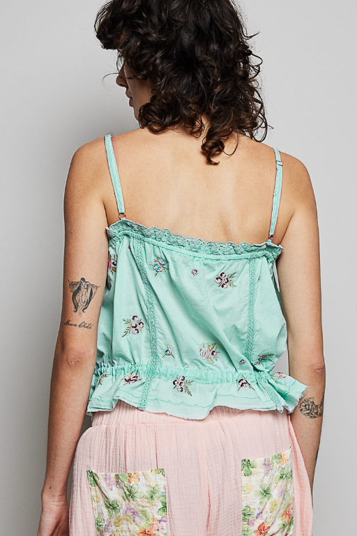 Embroidered Poplin Tanks *New Colors!*