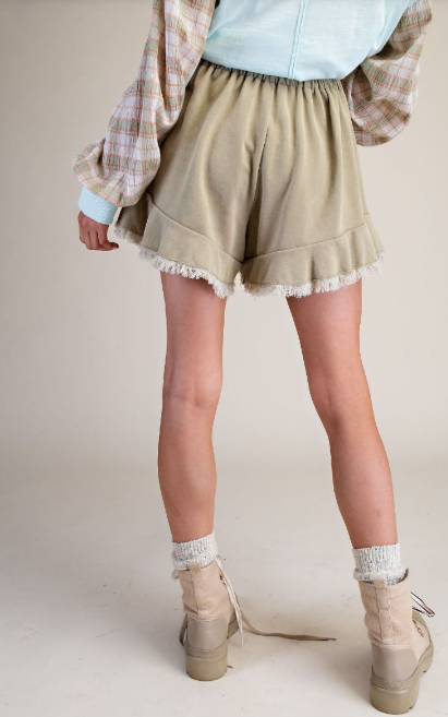Dancing In The Rain Ruffle Shorts