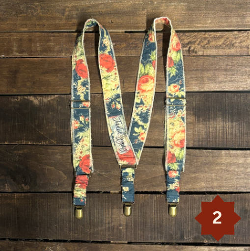 Quilted Gypsy Suspenders