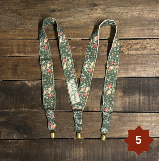 Quilted Gypsy Suspenders