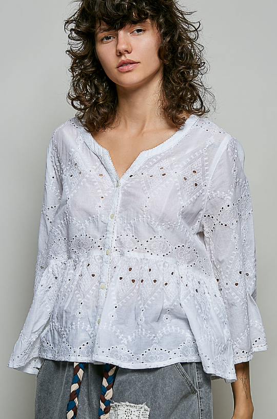 Timeless Love Eyelet Top