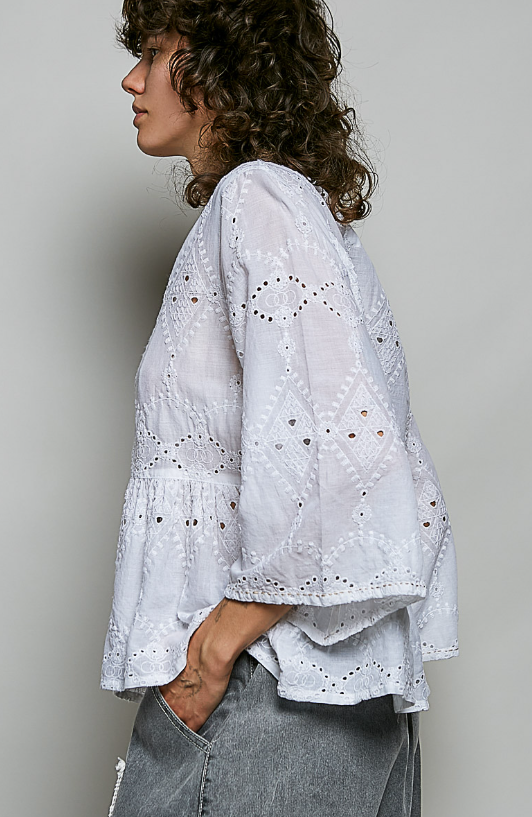 Timeless Love Eyelet Top