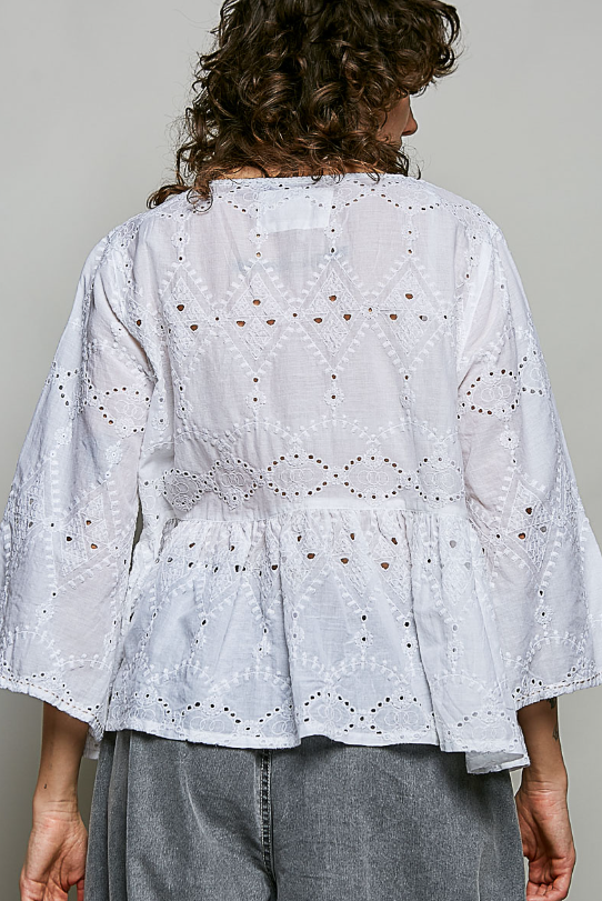 Timeless Love Eyelet Top