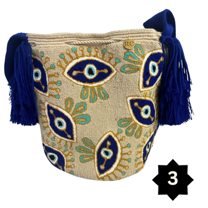 Punch Needle Bucket Bags -Large