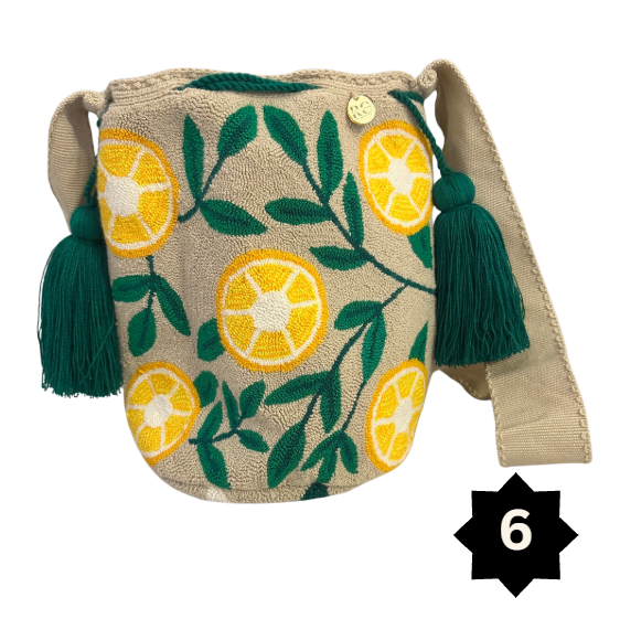 Punch Needle Bucket Bags -Large