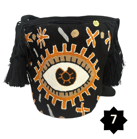 Punch Needle Bucket Bags -Large
