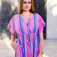 Blue/Pink Stripe Dress