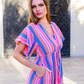 Blue/Pink Stripe Dress