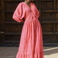 Pink Woven Dress