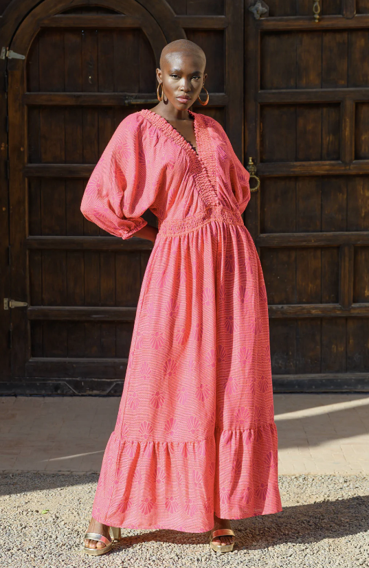 Pink Woven Dress