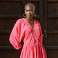 Pink Woven Dress