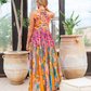 Multi Floral Maxi Dress