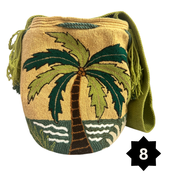 Punch Needle Bucket Bags -Large