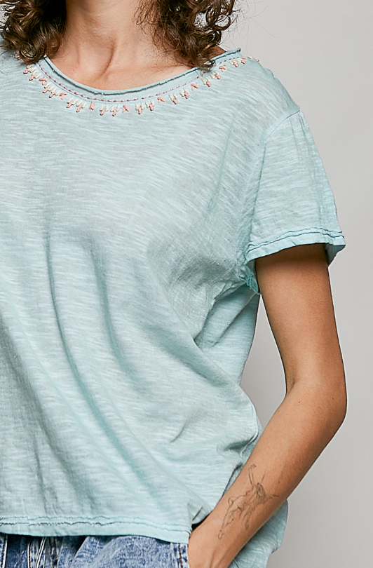 Stitched Cotton Tees
