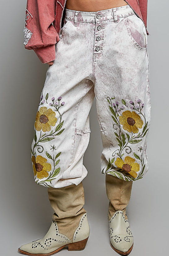 Wild & Free Embroidered Jeans