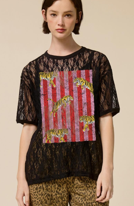 Fierce Lace Ringer Tees