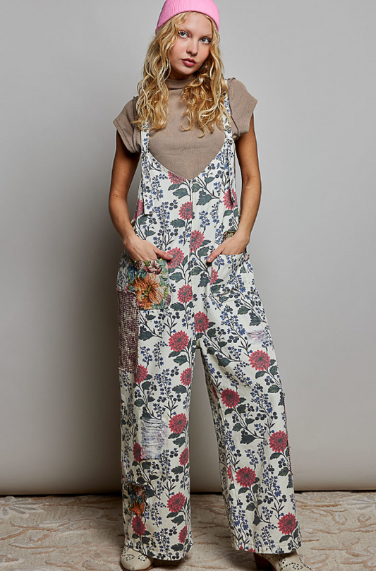 Ramble On Floral Overalls *New Color!*