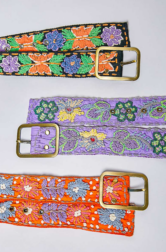 POL Embroidered Belts