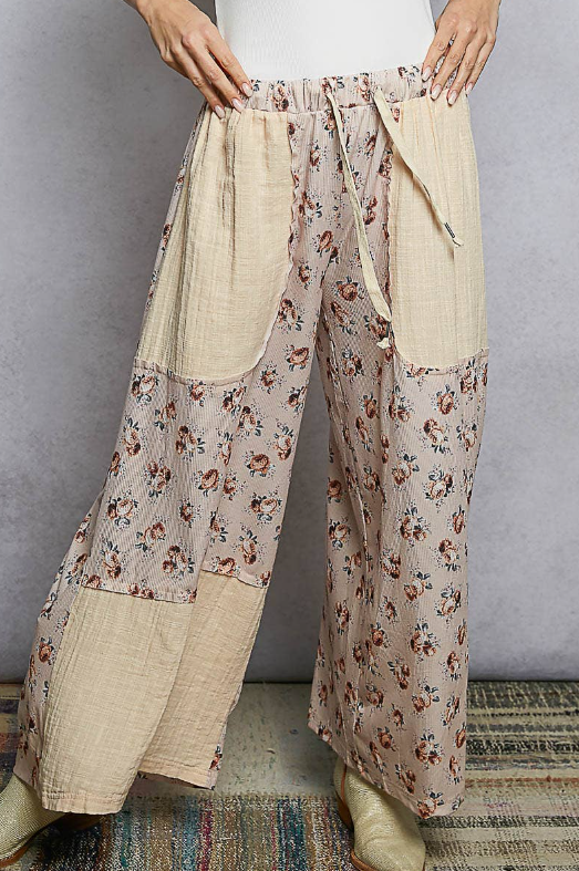 Floral Wide Leg Pants *Final Sale*
