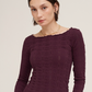 Pointelle Long Sleeve Tops