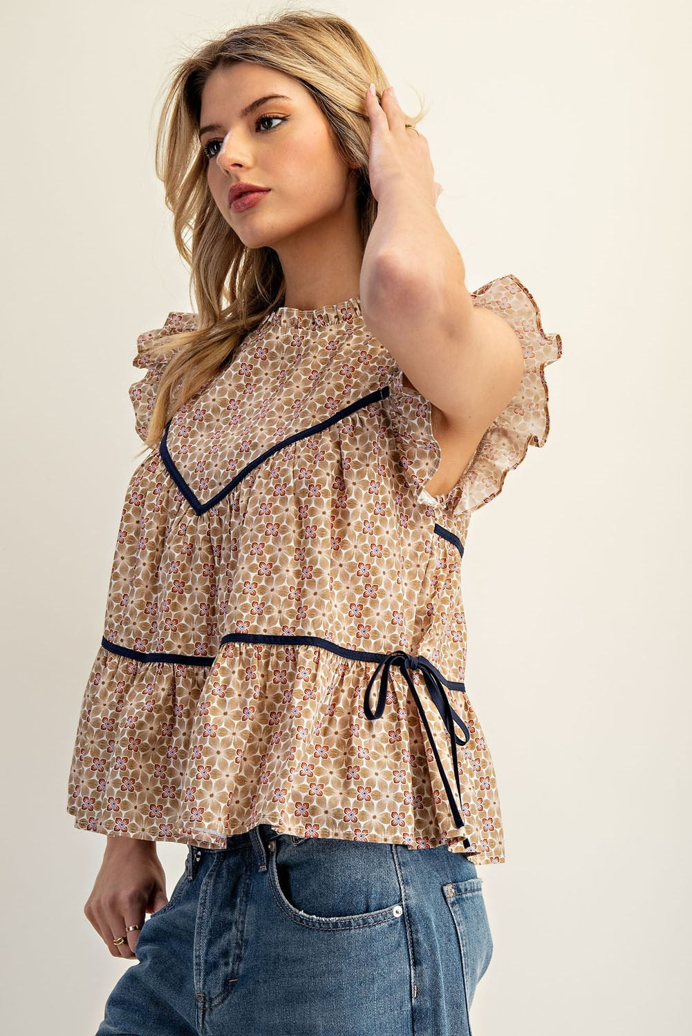 I'll Be Around Floral Top
