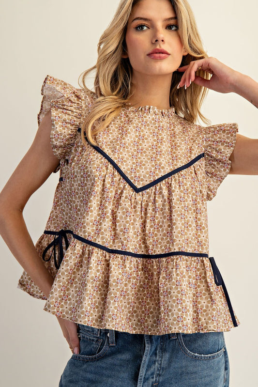 I'll Be Around Floral Top
