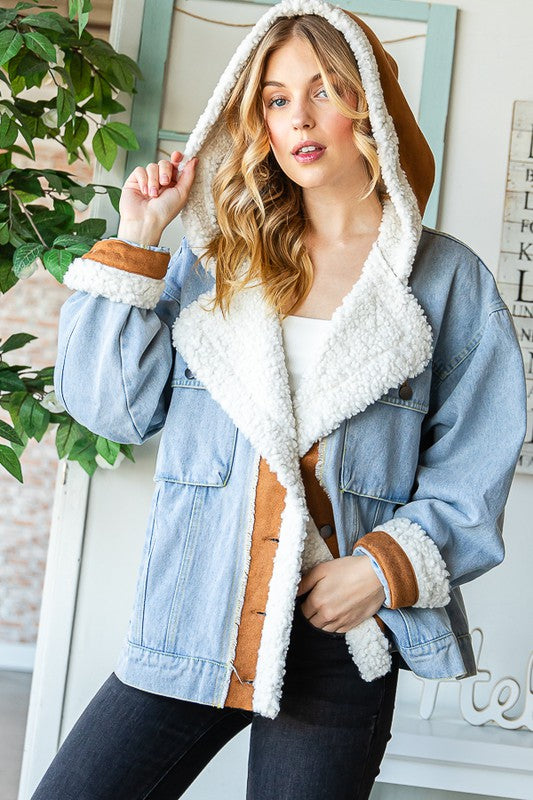 Stay Fly Denim & Sherpa Jacket