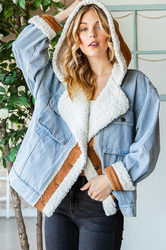 Stay Fly Denim & Sherpa Jacket