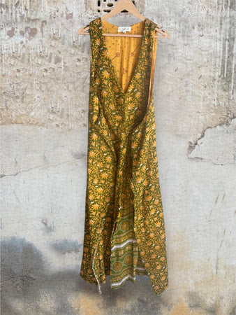 All For One Wide Leg Sari Jumpsuit