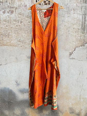 All For One Wide Leg Sari Jumpsuit