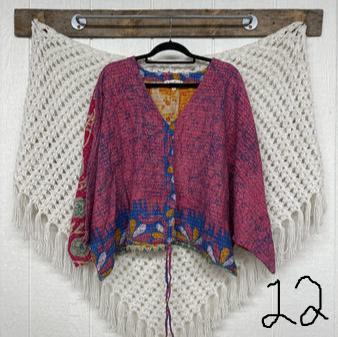 Kantha Butterfly Top