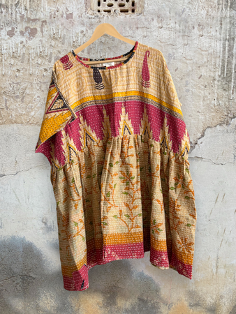 Babydoll Dress in Kantha