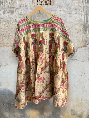 Babydoll Dress in Kantha